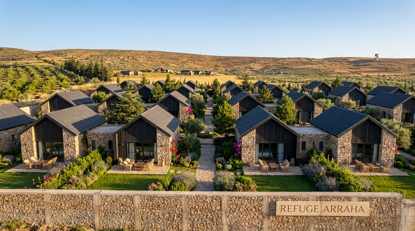 Le domaine dans son verger